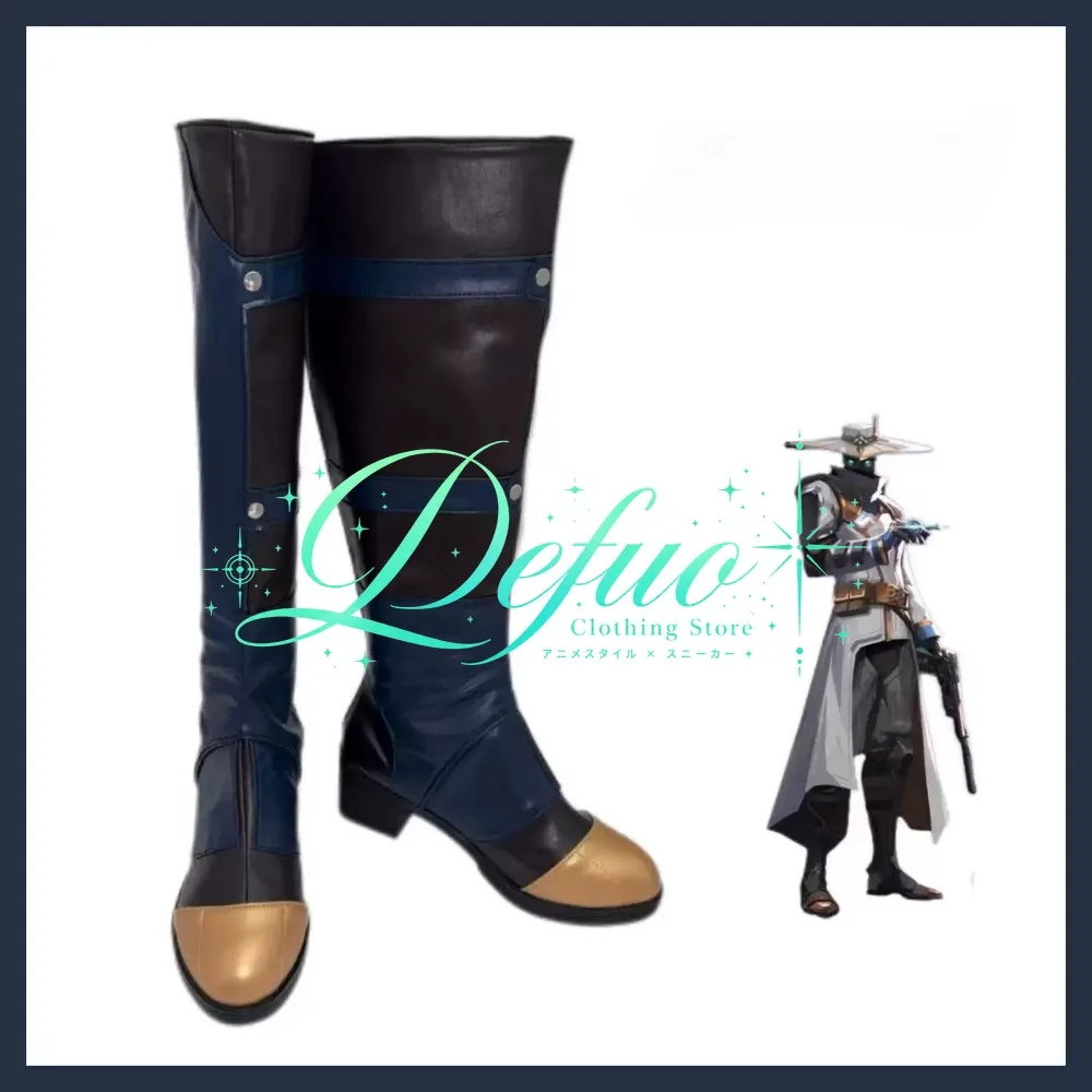 Agent Role-playing Boots Tactical Style Character Shoes Game Halloween Props Costumes