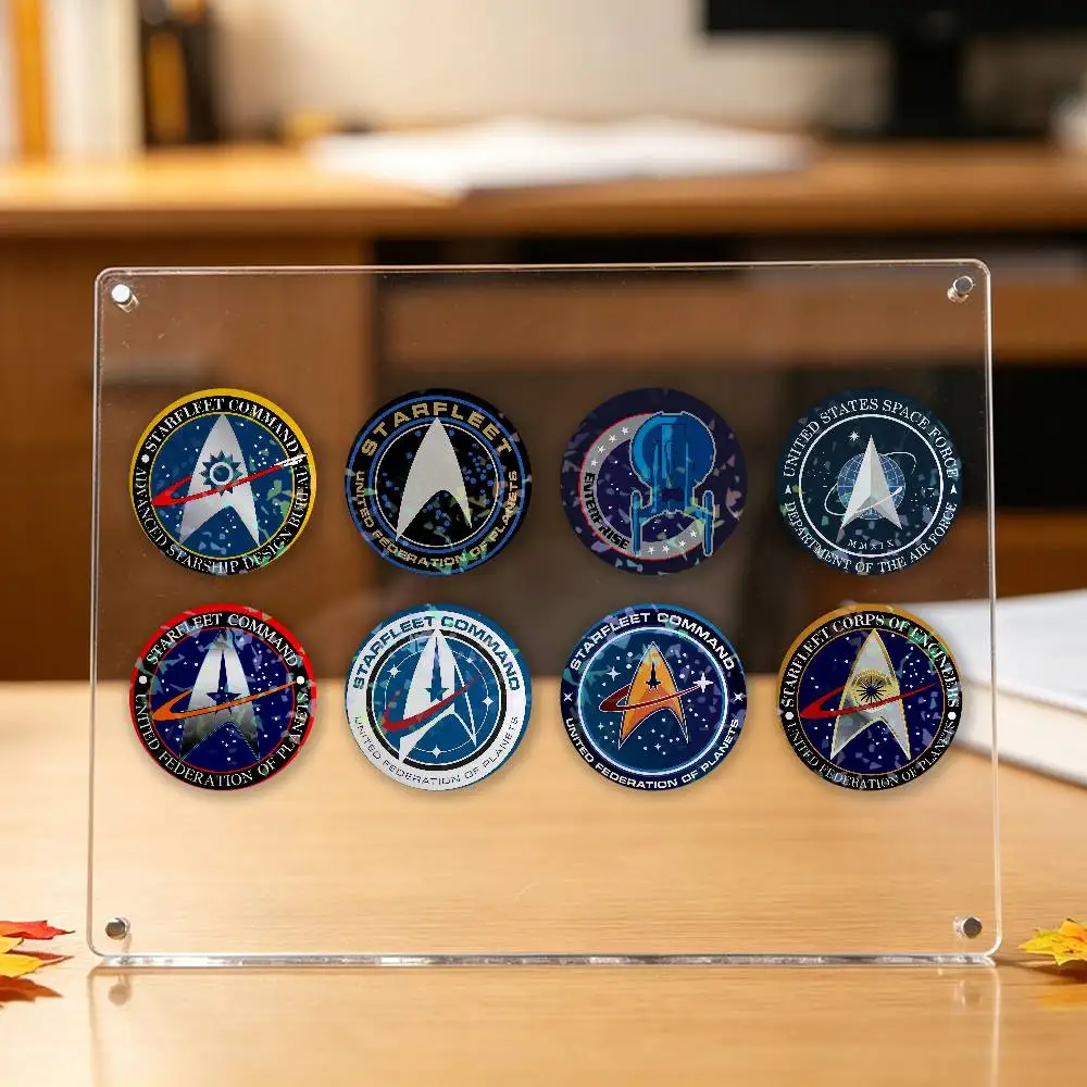 TV S-Star T-Trek Cool 4 pcs Set Suitable For Backpacks Clothing Decorations Game Players Collectibles And Gifts