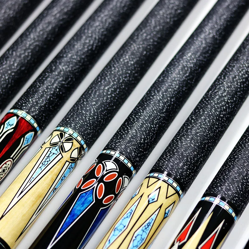 مجموعة عصا البلياردو الاقتصادية 1/2/مجموعة من 58 بوصة من خشب القيقب الكندي، حافظة من جلد البولي يوريثان، قفاز ومنشفة تنظيف #2