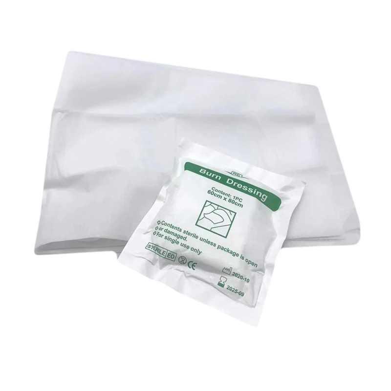 10Pcs Medical Emergency Bandage Gauze Burn Dressing Non-woven Scald Pad Wound Care Trauma Home Outdoor First Aid