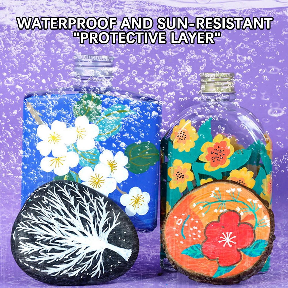 12/18/24/36/48 لون الاكريليك الطلاء Markersr سريعة الجافة مقاوم للماء قلم تحديد دائم DIY بها بنفسك الفن الخشب الصخور النسيج الزجاج السيراميك