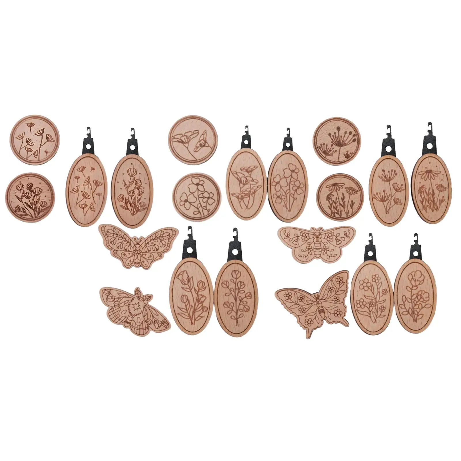 4x Needle Minders Needle Holders Needle Threader Set Lightweight Accessories Set Sewing Pin Holders for Cross Stitch Quilting