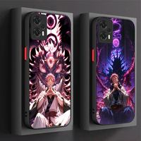 Matte Case For Xiaomi Poco X7 X6 F6 F5 X5 X3 NFC F3 M6 Pro 4G Mi 13 12 11 Lite 5G 14 13T 12T 11T 14T Pro M5S C75 Jujutsu Kaisen
