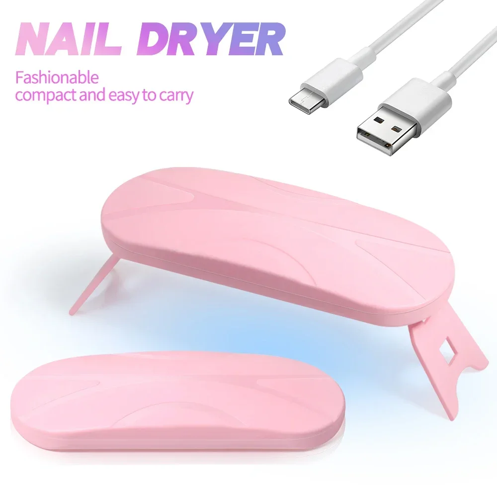 Professional Mini Nail Lamp Foldable Light Machine LED Nail Lamp For Home Salon Tools Professional Nail Phototherapy Nail Lamp