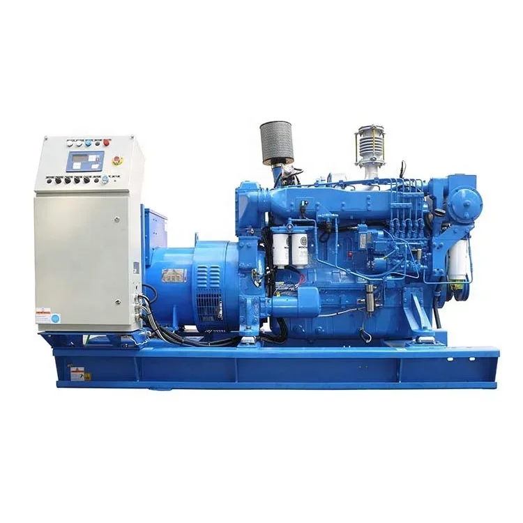 Professional factory manufacture electric start 159kw multi-cylinder 4 stroke marine boat d i e s e l generator genset