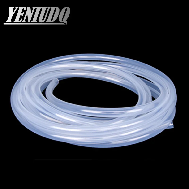 1M 5M 10M Food Grade Clear Transparent Silicone Rubber Hose 4 5 6 7 8 9 10 11 12 14 16mm Water Dispenser Flexible Silicone Tube