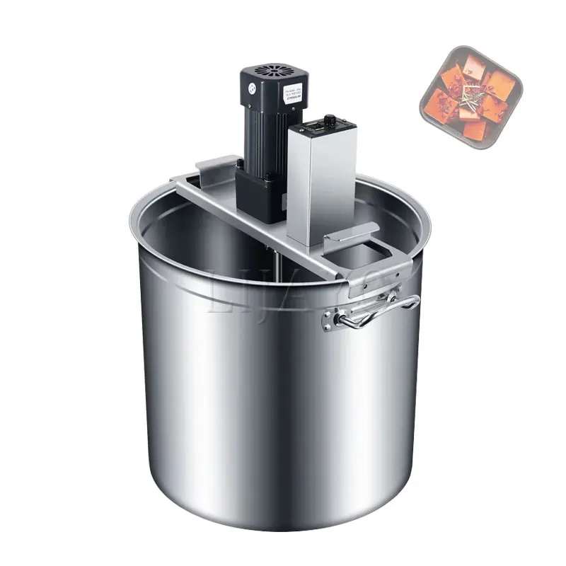 Stainless Steel Hot Pot Frying Automatic Stirring Pot Sauce Chili Oil Spicy Fragrant Pot Planet Stir Fry Food Mixing Machine