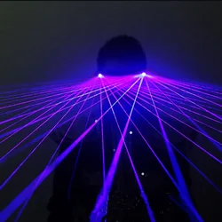 RGB Laser Party Light Glasses DJ Beam Glasses Portable Party Stage Lighting Carnival Bar Nightclub Disco Lights Party LED Light