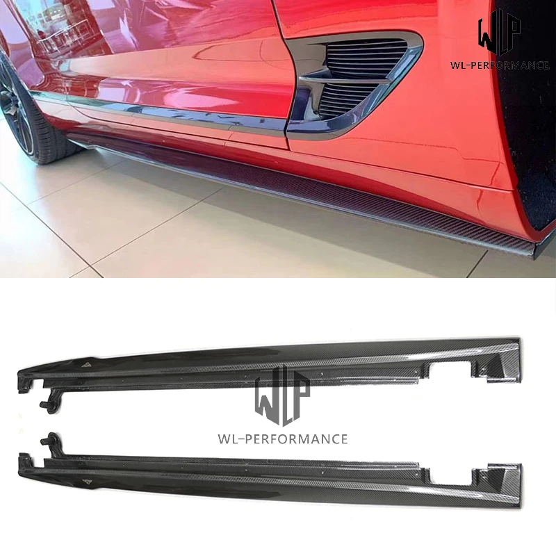 High Quality Carbon Fiber / Frp Unpainted Car Styling Side Skirts for Bentley GT Body Kits 18-21