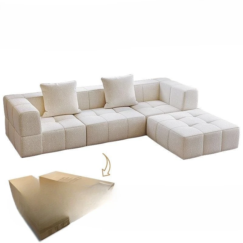 For compressed sponge sofa, frameless sofa, living room sofa