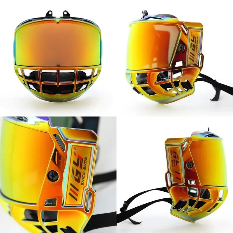 Professional manufacturer Ice Hockey cage Scratch-proof inner anti-fog lenses on both sides Ice Hockey protective equipment