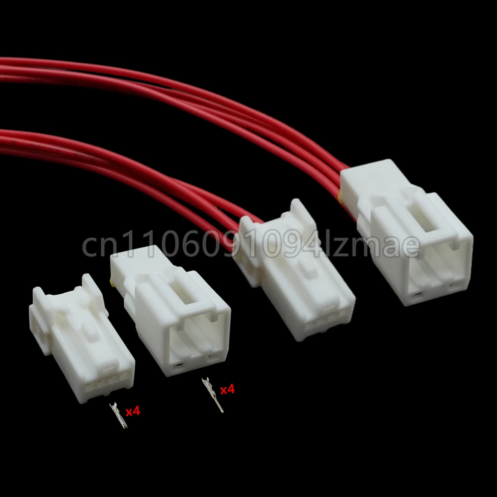 

4-контактный миниатюрный автомобильный зеркало заднего вида серии 0,7, мужской и женский жгут проводов, разъем переменного тока в сборе 6098-1116 6098-1120 3A04MW 3A04FW