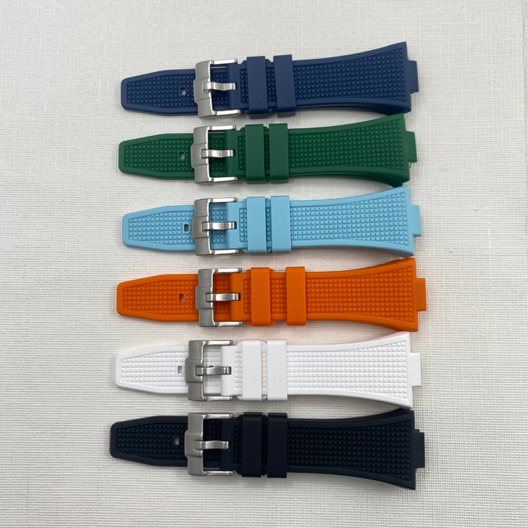 Advanced vulcanized FKM rubber strap 12 quick release strap with needle buckle strap