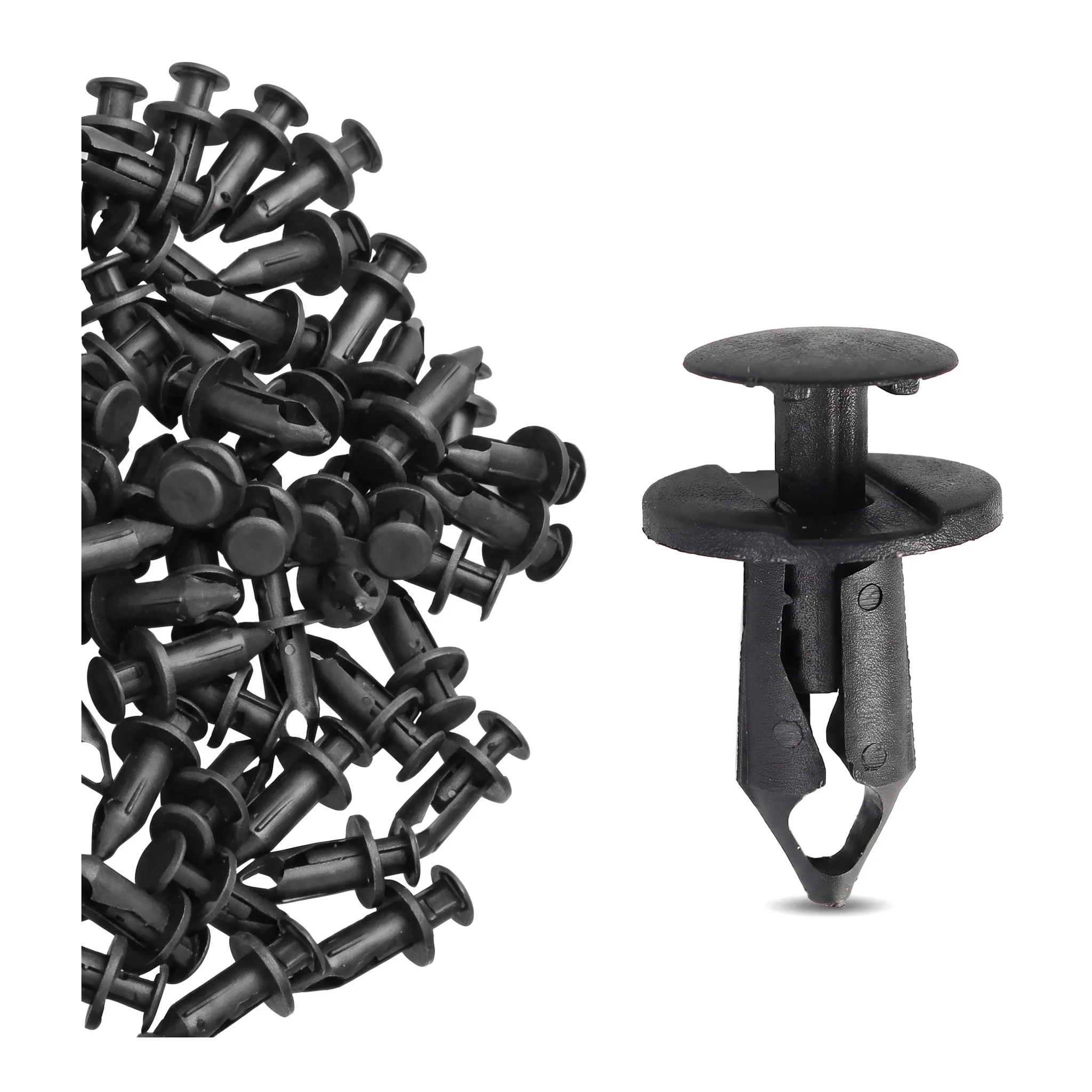 10PCS Bumper Clips Retainer Auto Car Plastic Rivets Fastener Fender Push 8mm