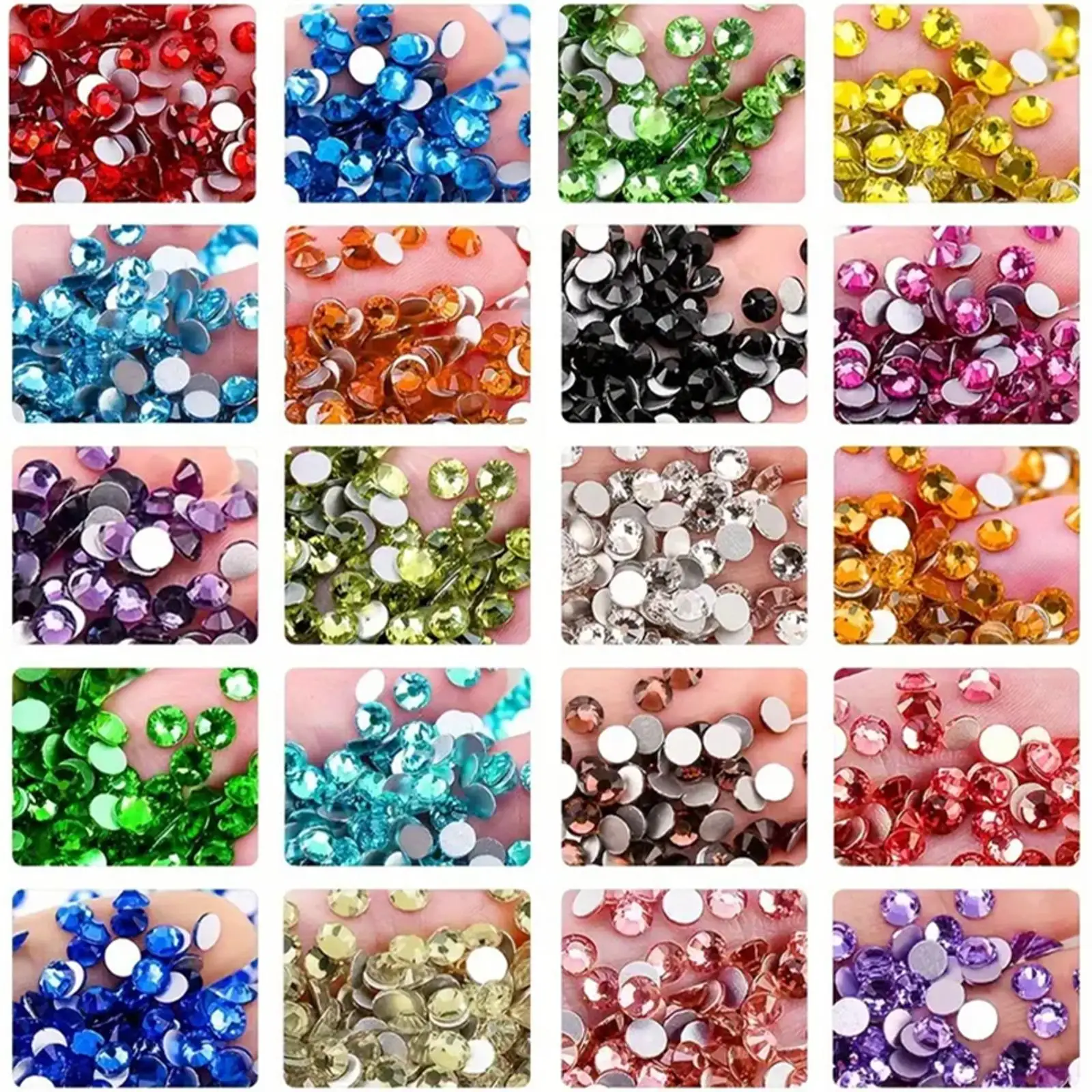 

10000 шт. круглые смоляные бриллианты 20 цветов DIY алмазная живопись бусины круглый алмазный художественный набор для взрослых