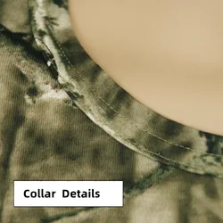 Camisa táctica camuflaje hojas muertas secado rápido transpirable