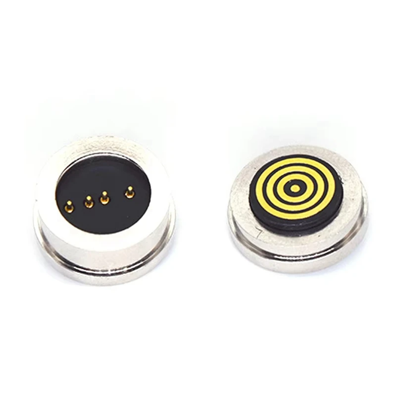 10 Pair 4PIN Round 360 ° Blind Suction Waterproof Magnetic Pogo Pin Connector Magnetic Charging Connector