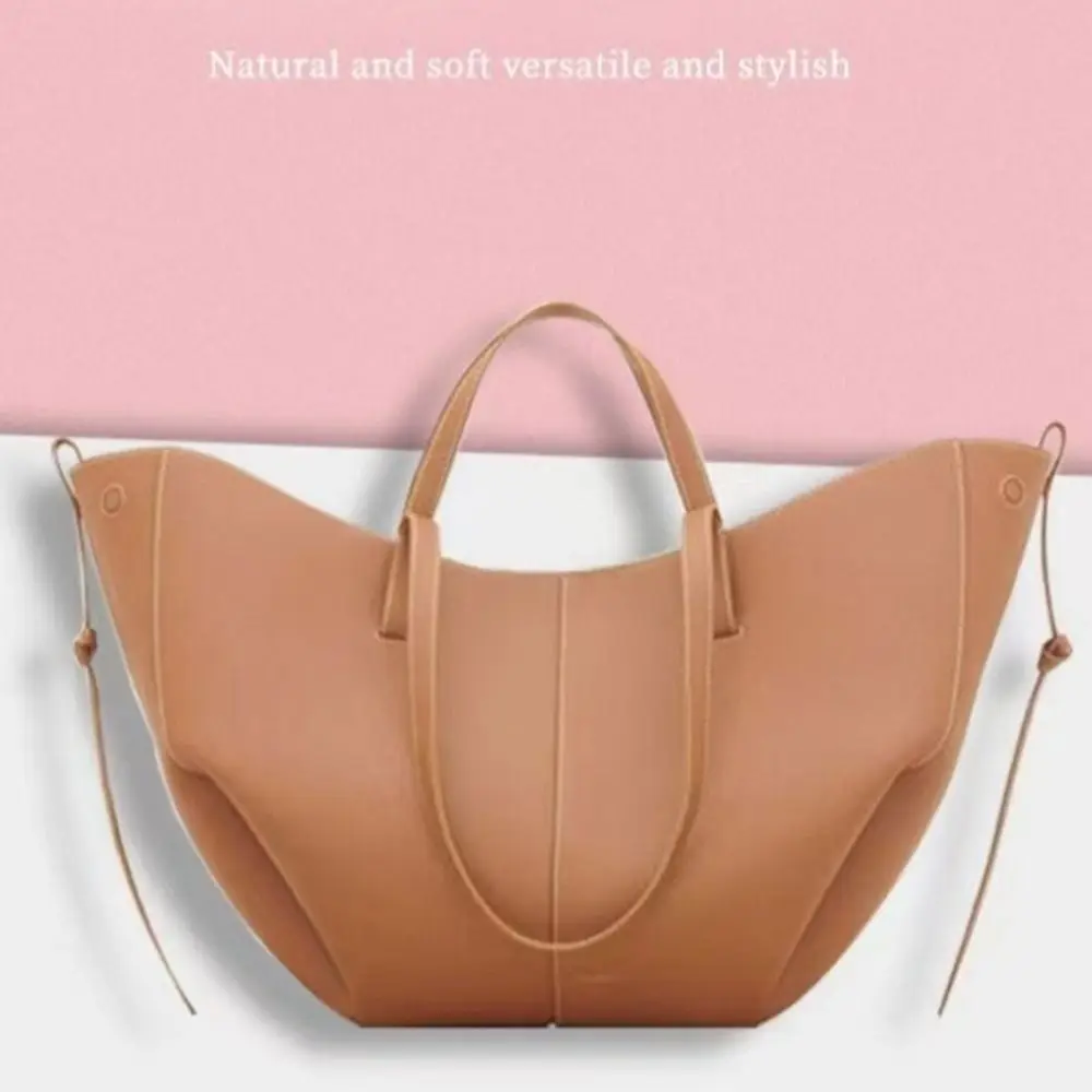 High-quality PU Leather Handbag Fall Prevention Wear-resisting Shoulder Bag Durable High-capacity Ship Bag