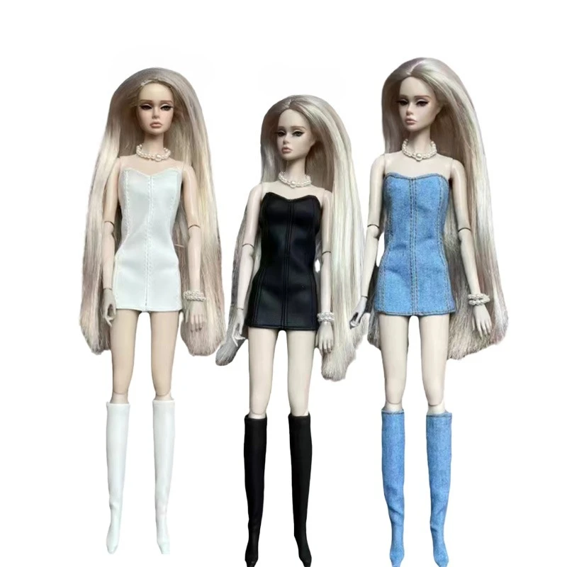 

LX1253 Beautiful dress top skirt suit clothes gifts for your 1/6 babi xinyi fr fr2 mizi Mengfan dolls