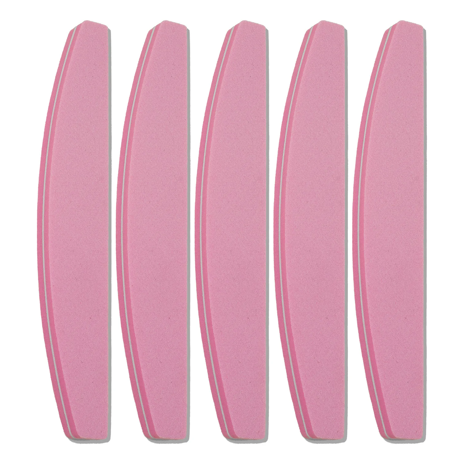 5/10 pçs 100/180 prego lixar moagem buffer blocos de polimento arquivos de unhas dupla face esponja placa arquivos de buffer de unhas salão de beleza