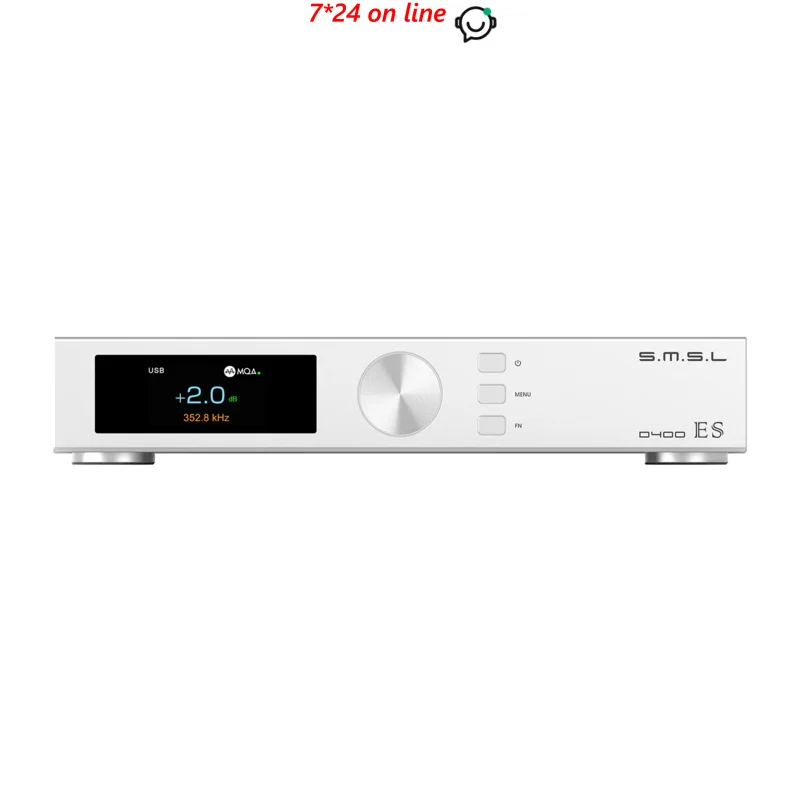 SMSL D400ES MQA & MQA-CD DAC DSD512 ES9039MSPRO رقاقة XMOS XU316 PCM 32bit/768 كيلو هرتز JAS مرحبا الدقة فك