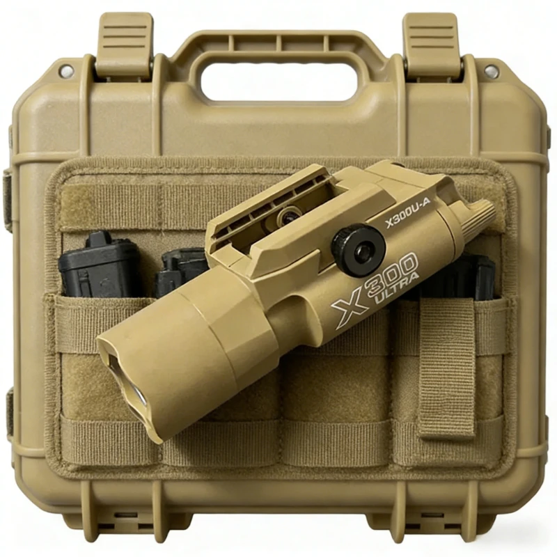 

Многофункциональный тактический фонарь X300: крепление на 20-мм планку для охотничьих игрушечных пневматических пистолетов, страйкбола, CS-игр и соревнований по CS