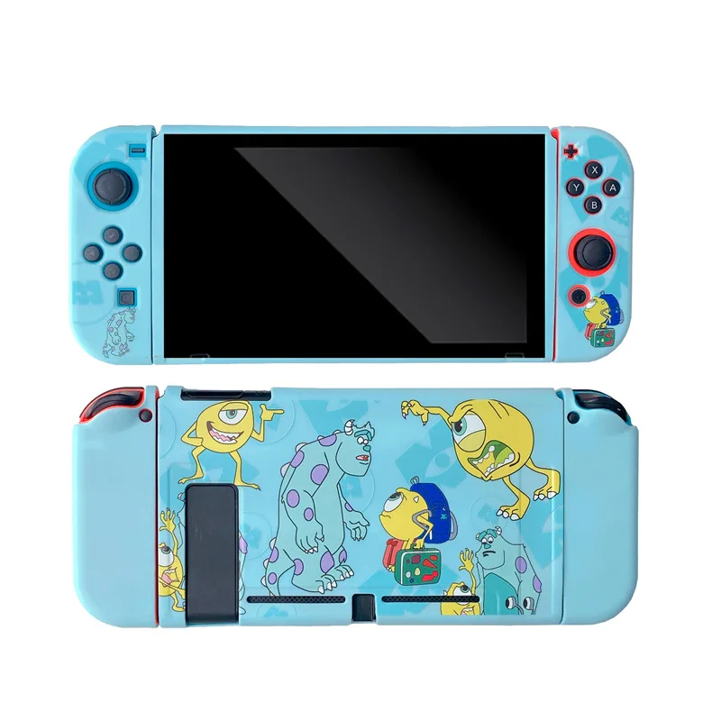 Cute Monsters University Soft TPU Case Shell Protective For Switch Split Housing Box For Nintendo Switch Accessories NS Console