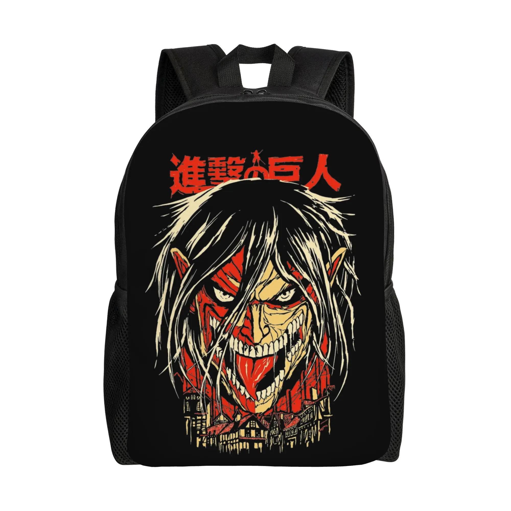 

Рюкзак AOT Anime Shingeki No Kyojin для студентов, походный, дорожный, для ноутбука, из холщовой ткани, спортивный