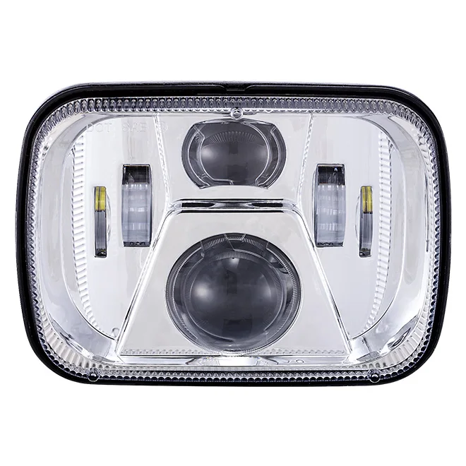 5x7 Inch LED Headlights H6054 6054 H5054 6052 LED for Jeep Cherokee XJ Wrangler YJ Comanche MJ Corolla Tacoma Ford