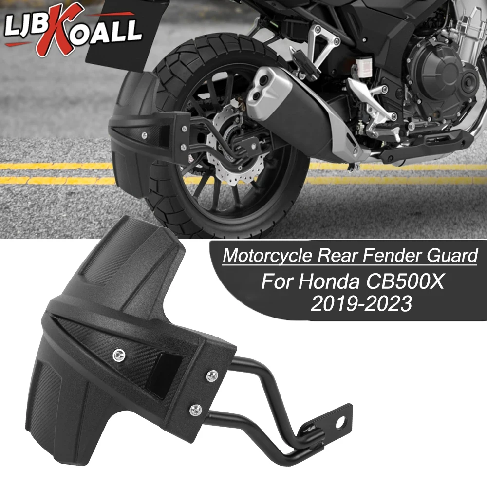 Motorcycle Rear Tire Wheel Side Mount Fender Mudguard Hugger Flap Splash Mud Guard For Honda CB500X CB 500X 2019-2024 2021 2020