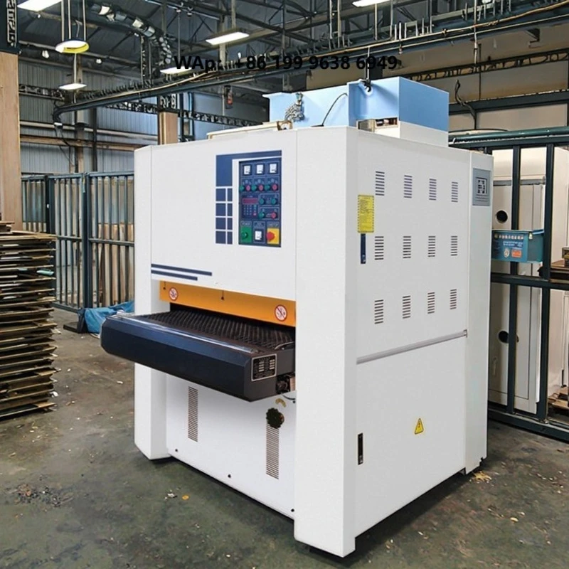 Woodworking Sander Machine European Quality Ce Wood Sanding Wide Belt Machine for Furniture Mdf Production