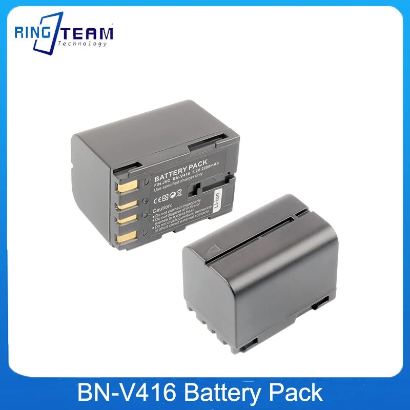 2200mAh BN-V416 BN-V416U Battery Pack for JVC GR-D200 D201 D230 D20 D21 D22 D31 D40 D50 D53 D60 D70 D72 D90 D91 D93