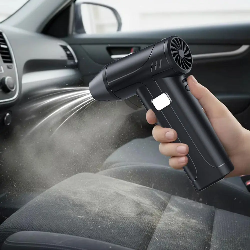 Turbo Fan Jet Powerful Compressed Air Duster For Car Dryer/Pc/Home Cleaning Tool Accessories
