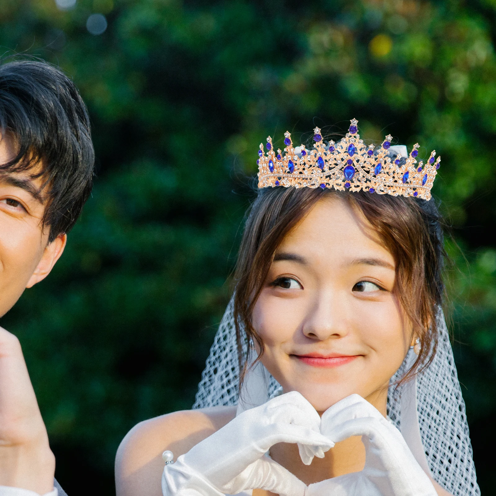 

Crystal Tiara Hair Accessory Birthday Elegant Durable Rhinestones Bridal Baroque Tiaras Crowns Prom Party