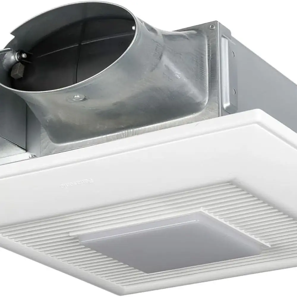 

Value Ceiling/Wall Mount Bathroom Exhaust Fan with Dimmable LED Light, 50-80-100 CFM, FV-0510VSL1