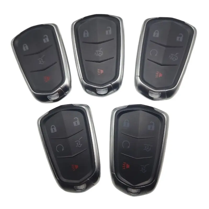 4/5/6 Remote car key case replacement for Cadillac XTS CTS SRX ATS Escalade ESV smart keyless blank shell cover