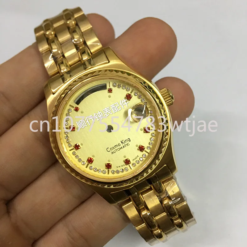 

Watch accessory 777 watch case suitable for 2834 2836 2846 movement all gold watch case repair accessories