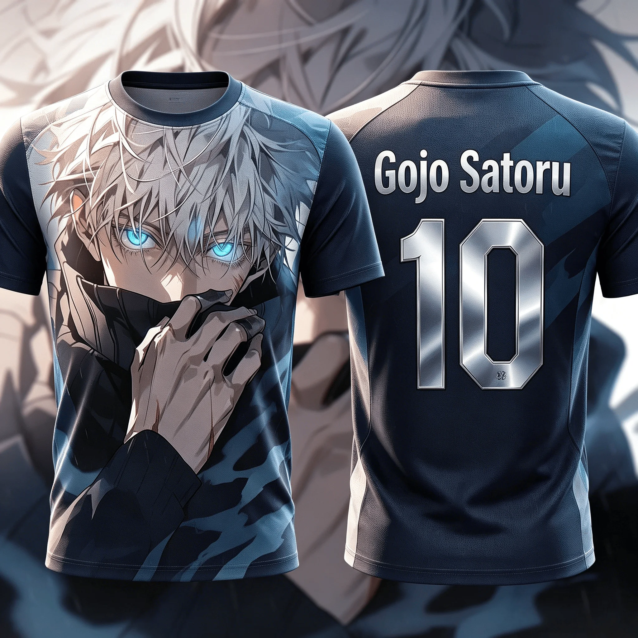 

2026 New Summer Jujutsu Kaisen Anime Satoru Gojo 3D Print Breathable T-shirt Y2K Fashion Hot Item Unisex Tops for Adults Kids
