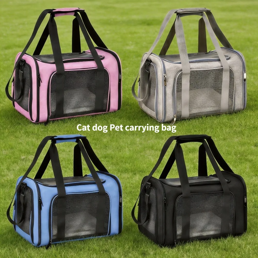 Sac de transport portable et respirant pour chien et chat - Sac à dos souple - Sac à dos pour animaux de compagnie - Sac de voyage pour animaux de compagnie - Sac à main de voyage et de loisirs pour