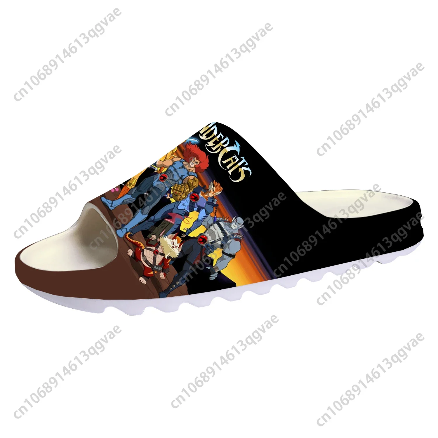 Thundercats Soft Sole Sllipers Mens Womens Teenager Home Clogs Anime Cartoon Step In Water Shoes On Shit Customize Sandals
