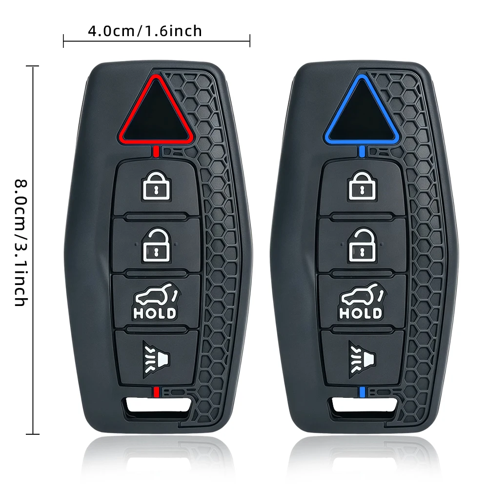Auto Shell Fob Holder for Mitsubishi Outlander 2022 2023 2024 silicone Car Key Cover Case Keyless Protector Accessories view 6