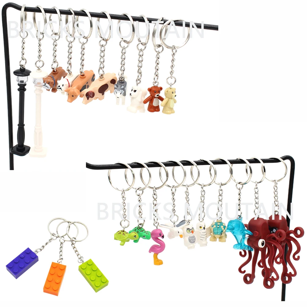 Mini Animal Keyring Bricks Set – MOC Creative Keychain Toy, Fun & Educational Gift for Gift