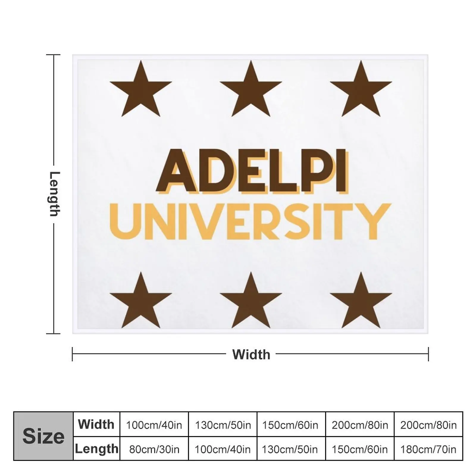 Adelphi University Throw Blanket Tourist Sofa Quilt Decorative Throw Kid'S Blankets