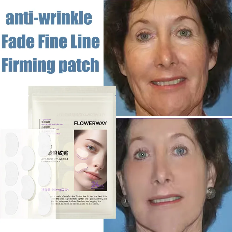 

Nasolabial Folds Patch Contain Collagen Hyaluronic Acid Firming Skin Fade Fine Lines Deep Moisturizing Facial Mask Anti Wrinkle