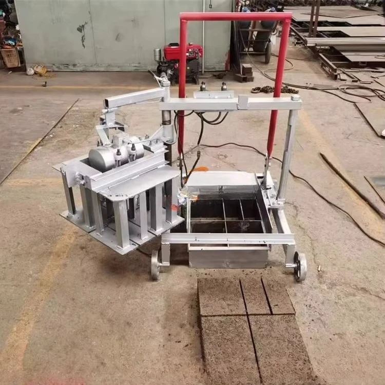 Small Mobile Brick Making Machine 2-45 Concrete Brick Making Machine Curbstone Briquetting Machine
