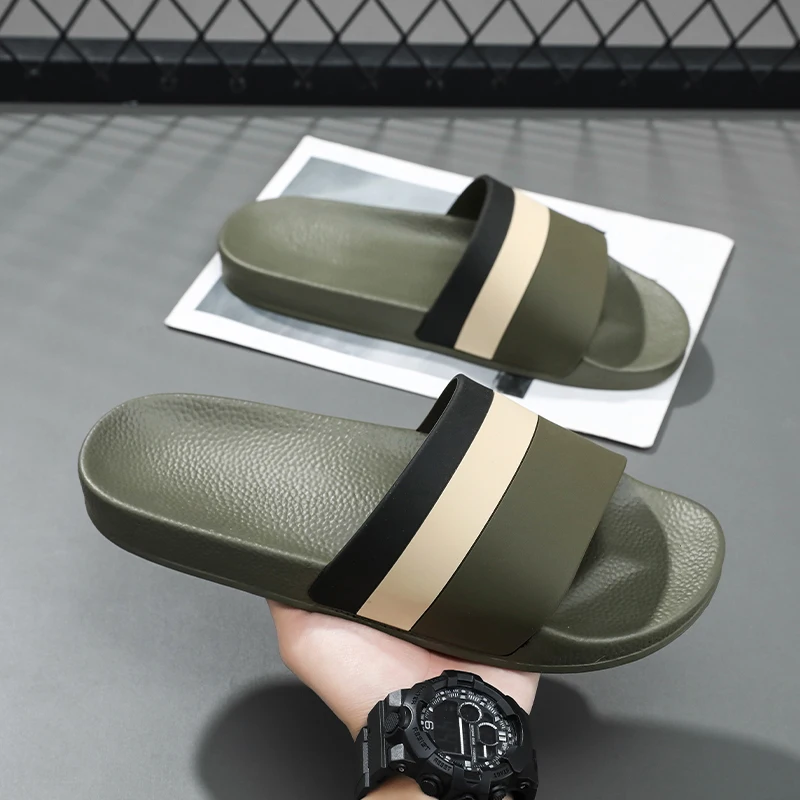 Men Sandals Summer Soft Comfortable Non-Slip Slippers Indoor Outdoor Women Beach Shoes Quick-Dry EVA Platform Light Man Slippers