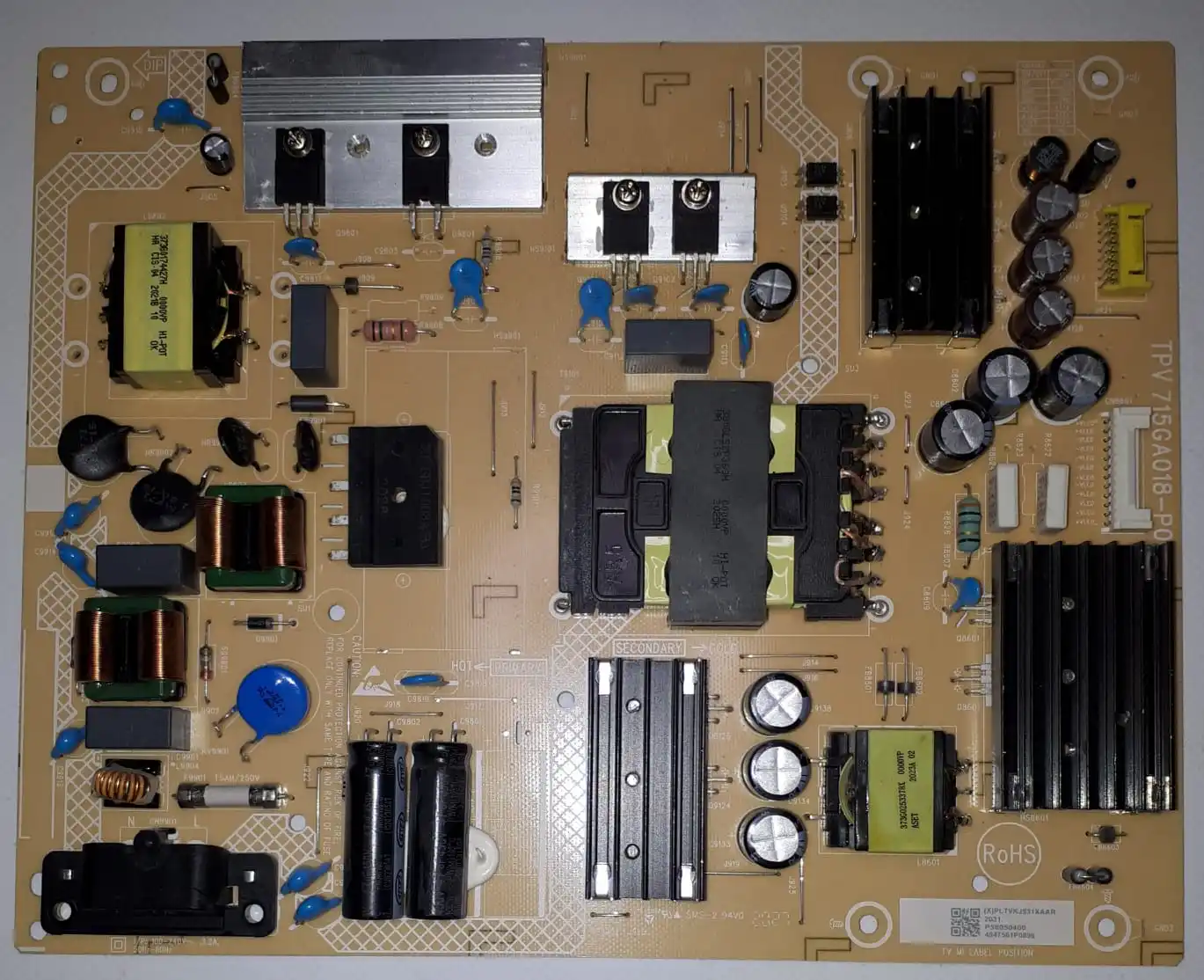 Carte Mère TV Philips 65PUS6162/12 - Occasion, Très Bon état, Compatible Philips