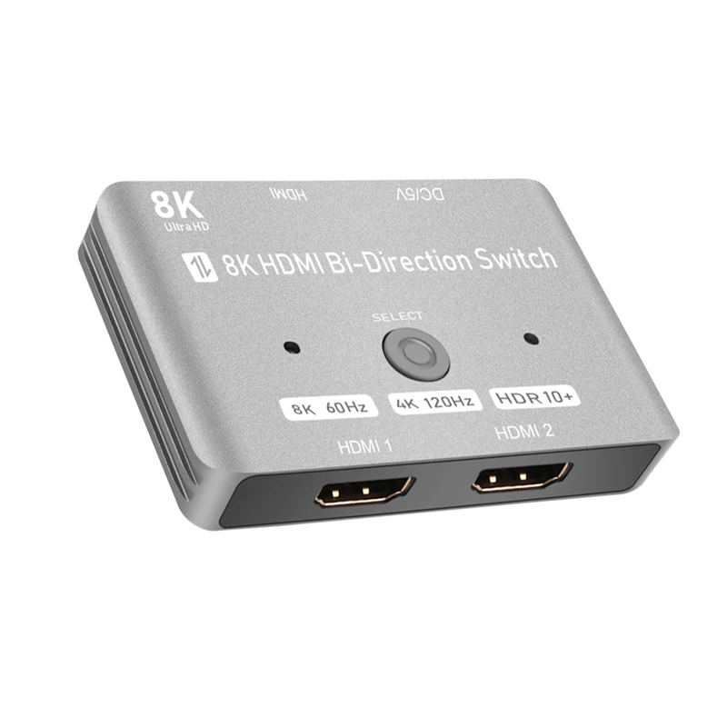 

8K UHD -Compatible Switch Bi-Directional 48Gbps Switcher Support 8K@60Hz 4K@120Hz