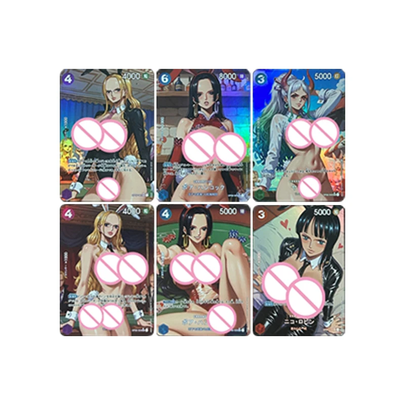 

Anime Goddess Story Diy Color Flash Cards Nami Reiju Yamato Hancock Robin Collection Cards Christmas Birthday Gifts Boy Toys