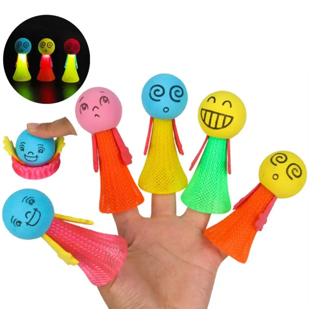 Soft Bounce Small People Toy Stretch Squeezing Cute Fun Bouncing Doll Games Random colors Random expressions